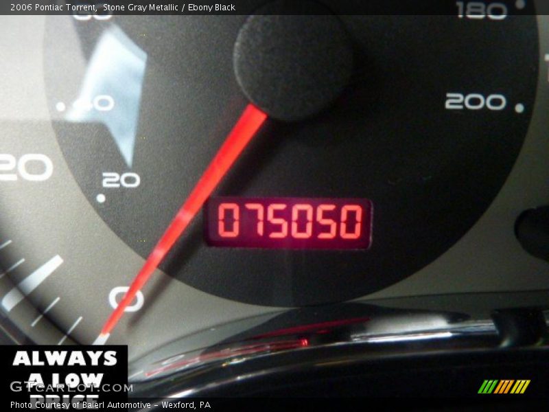 Stone Gray Metallic / Ebony Black 2006 Pontiac Torrent