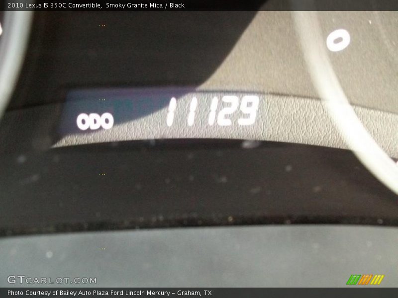 Smoky Granite Mica / Black 2010 Lexus IS 350C Convertible