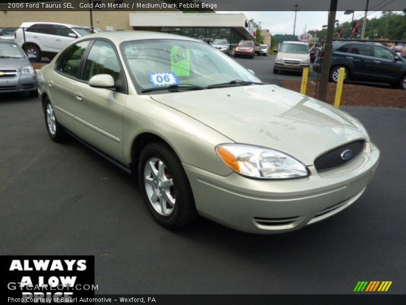 Gold Ash Metallic / Medium/Dark Pebble Beige 2006 Ford Taurus SEL