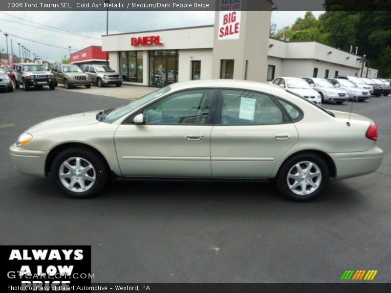 Gold Ash Metallic / Medium/Dark Pebble Beige 2006 Ford Taurus SEL
