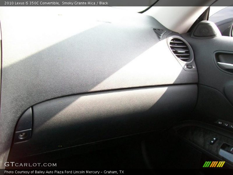 Smoky Granite Mica / Black 2010 Lexus IS 350C Convertible