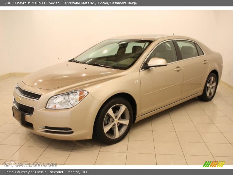 Sandstone Metallic / Cocoa/Cashmere Beige 2008 Chevrolet Malibu LT Sedan