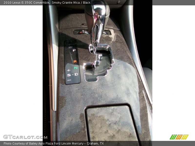 Smoky Granite Mica / Black 2010 Lexus IS 350C Convertible