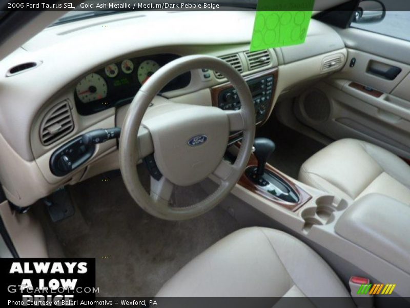 Gold Ash Metallic / Medium/Dark Pebble Beige 2006 Ford Taurus SEL