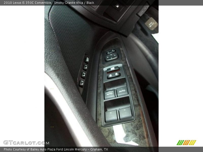 Smoky Granite Mica / Black 2010 Lexus IS 350C Convertible