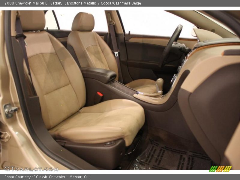 Sandstone Metallic / Cocoa/Cashmere Beige 2008 Chevrolet Malibu LT Sedan
