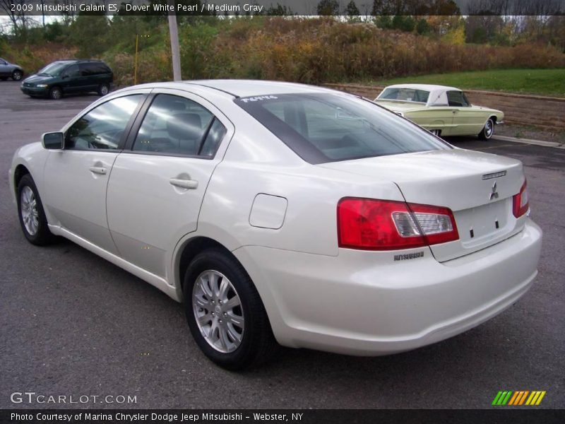 Dover White Pearl / Medium Gray 2009 Mitsubishi Galant ES