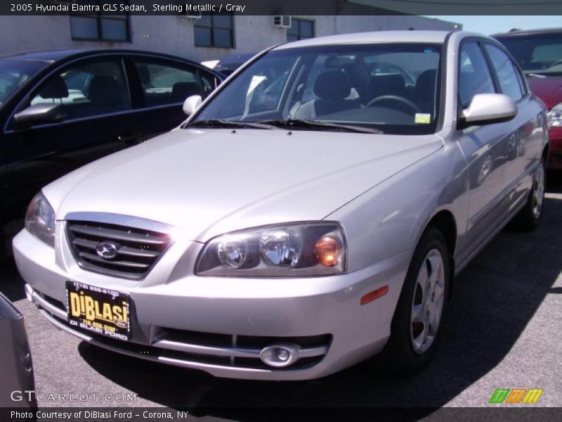 Sterling Metallic / Gray 2005 Hyundai Elantra GLS Sedan
