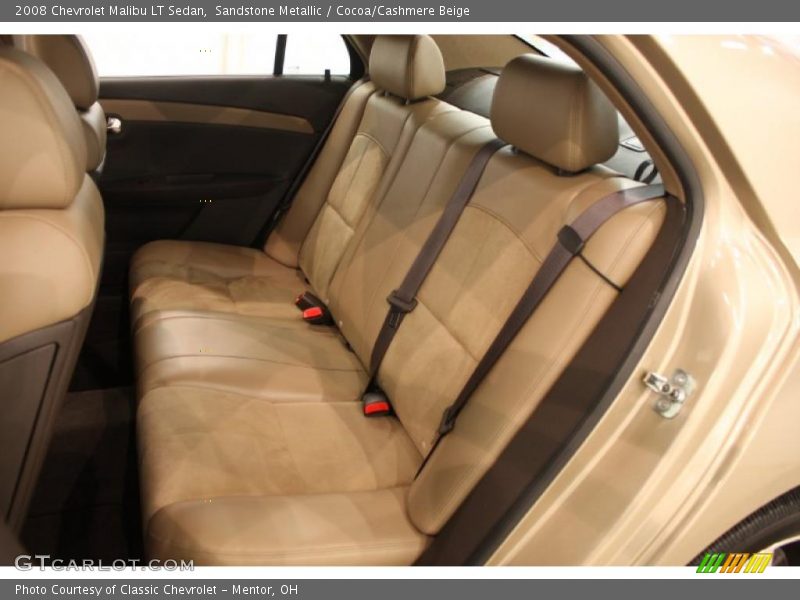 Sandstone Metallic / Cocoa/Cashmere Beige 2008 Chevrolet Malibu LT Sedan