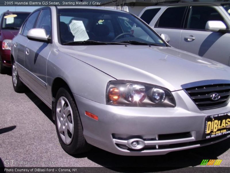 Sterling Metallic / Gray 2005 Hyundai Elantra GLS Sedan