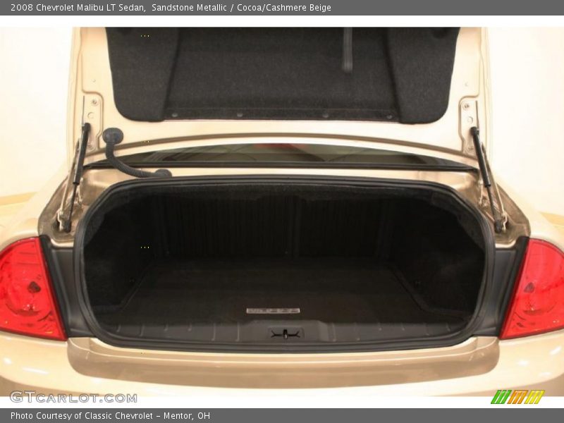 Sandstone Metallic / Cocoa/Cashmere Beige 2008 Chevrolet Malibu LT Sedan