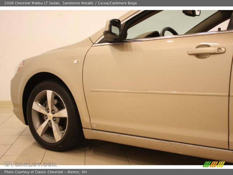 Sandstone Metallic / Cocoa/Cashmere Beige 2008 Chevrolet Malibu LT Sedan