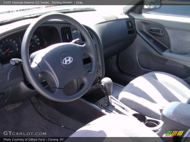 Sterling Metallic / Gray 2005 Hyundai Elantra GLS Sedan
