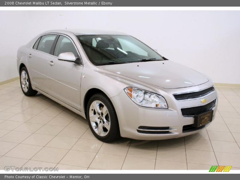 Silverstone Metallic / Ebony 2008 Chevrolet Malibu LT Sedan