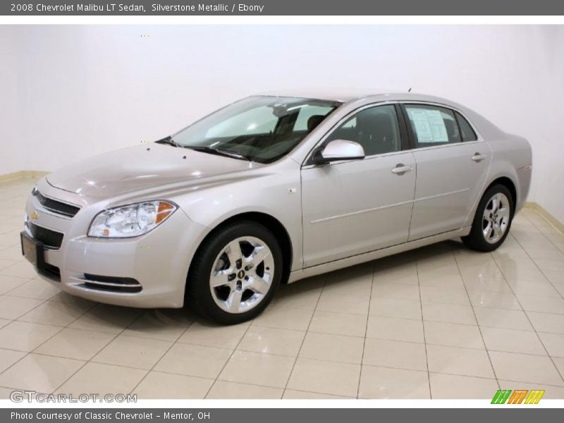 Silverstone Metallic / Ebony 2008 Chevrolet Malibu LT Sedan