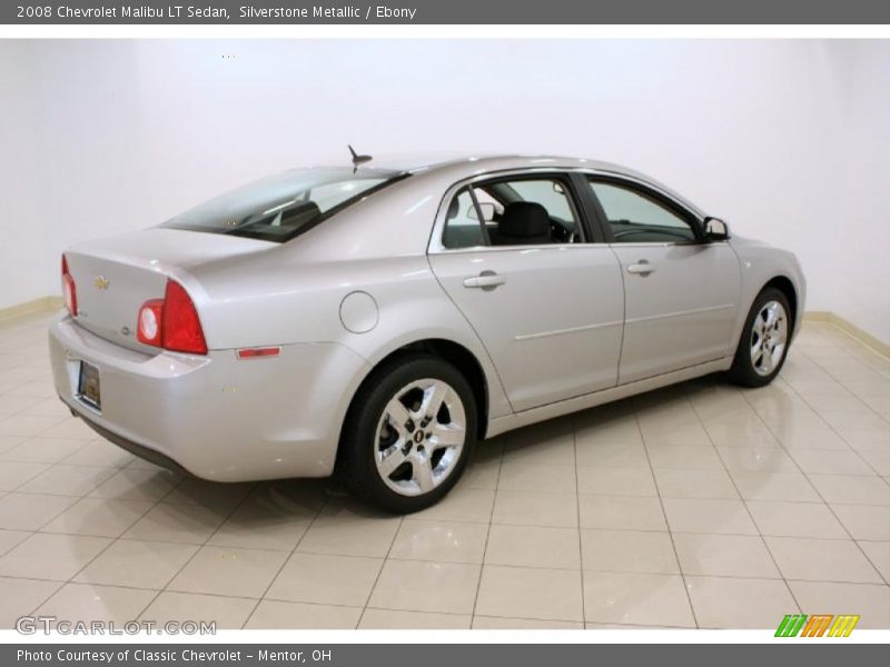 Silverstone Metallic / Ebony 2008 Chevrolet Malibu LT Sedan