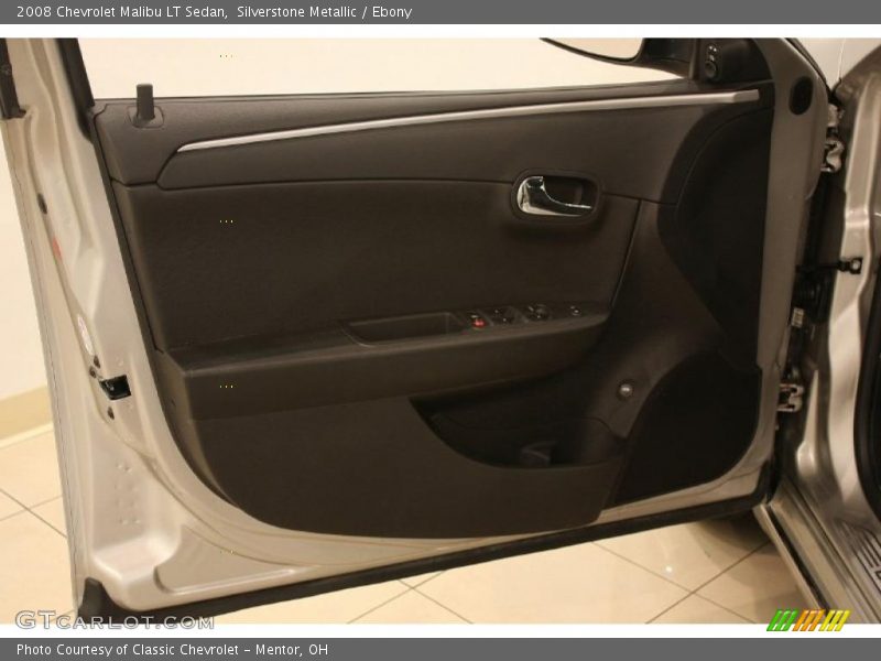 Silverstone Metallic / Ebony 2008 Chevrolet Malibu LT Sedan