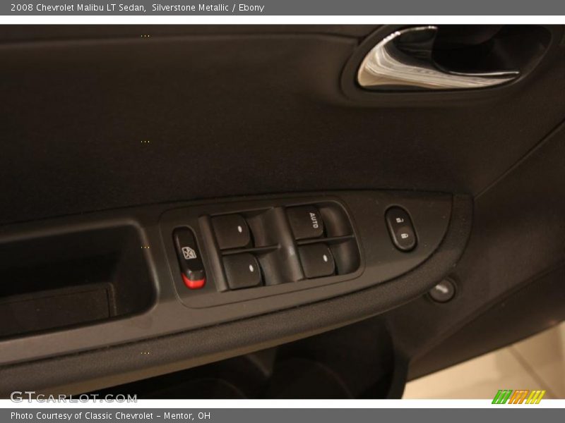Silverstone Metallic / Ebony 2008 Chevrolet Malibu LT Sedan