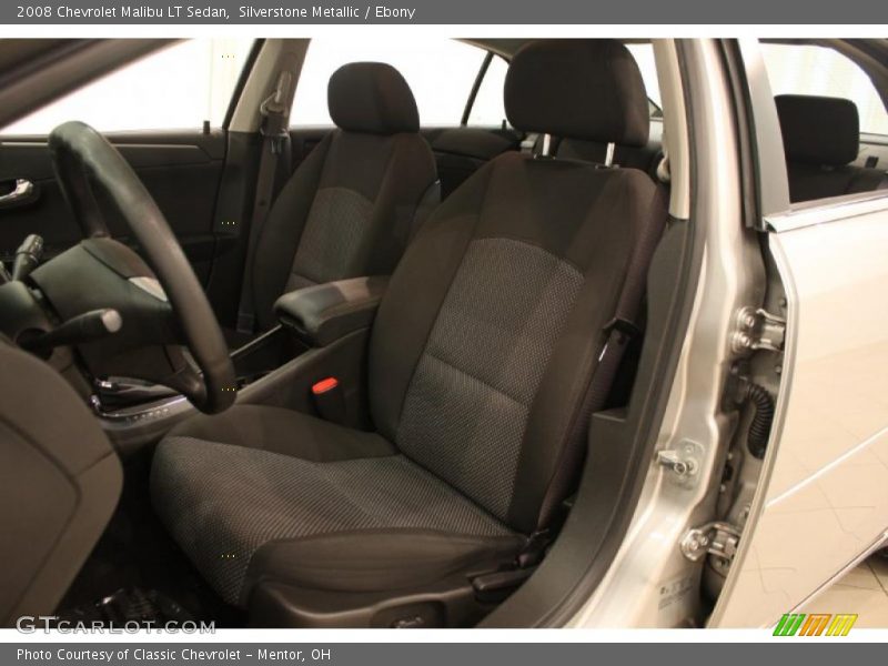 Silverstone Metallic / Ebony 2008 Chevrolet Malibu LT Sedan