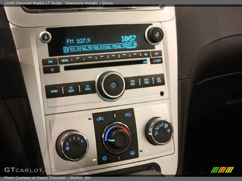 Silverstone Metallic / Ebony 2008 Chevrolet Malibu LT Sedan