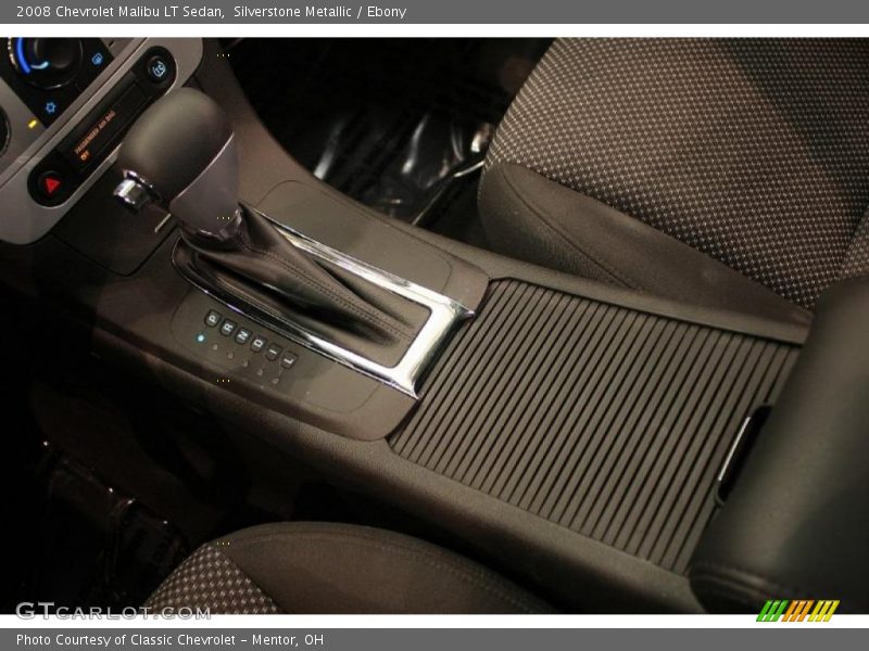 Silverstone Metallic / Ebony 2008 Chevrolet Malibu LT Sedan