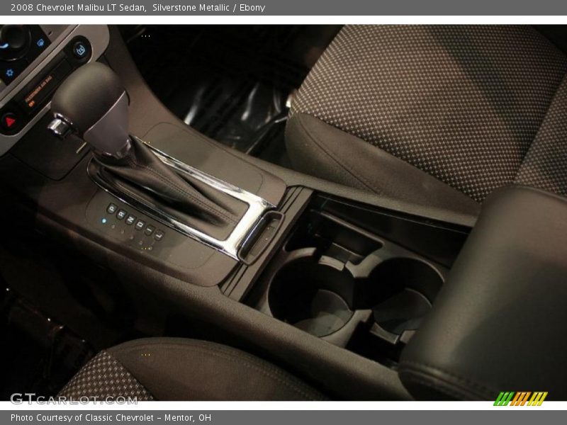 Silverstone Metallic / Ebony 2008 Chevrolet Malibu LT Sedan