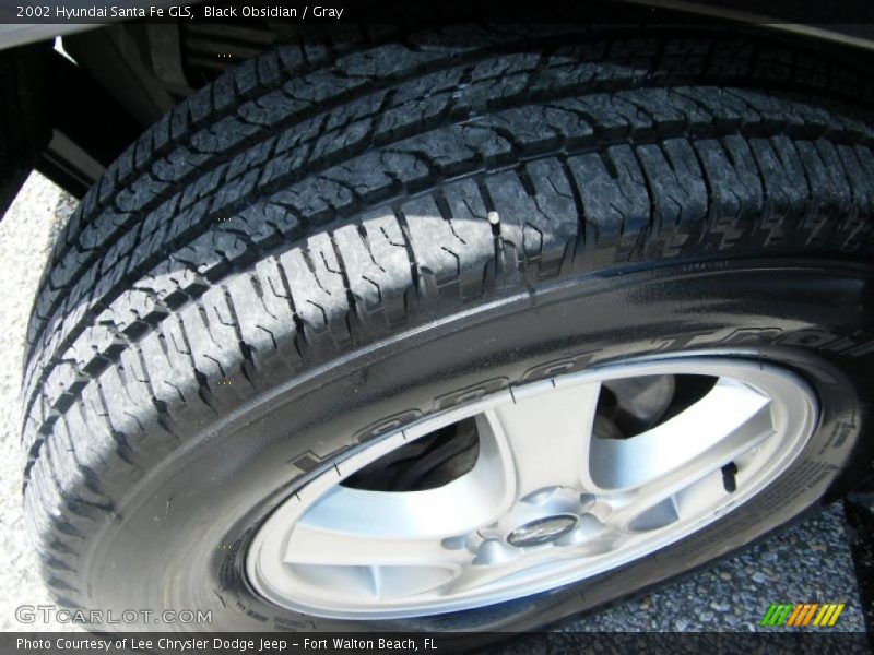 Black Obsidian / Gray 2002 Hyundai Santa Fe GLS