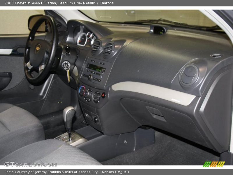 Medium Gray Metallic / Charcoal 2008 Chevrolet Aveo LS Sedan