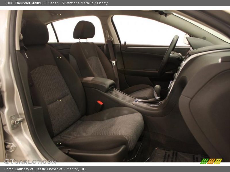Silverstone Metallic / Ebony 2008 Chevrolet Malibu LT Sedan
