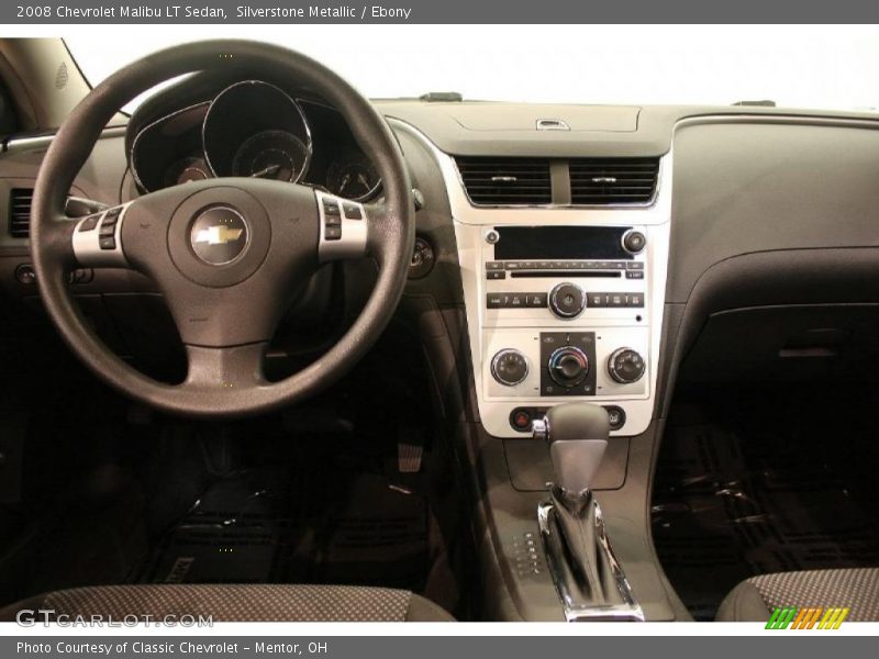 Silverstone Metallic / Ebony 2008 Chevrolet Malibu LT Sedan