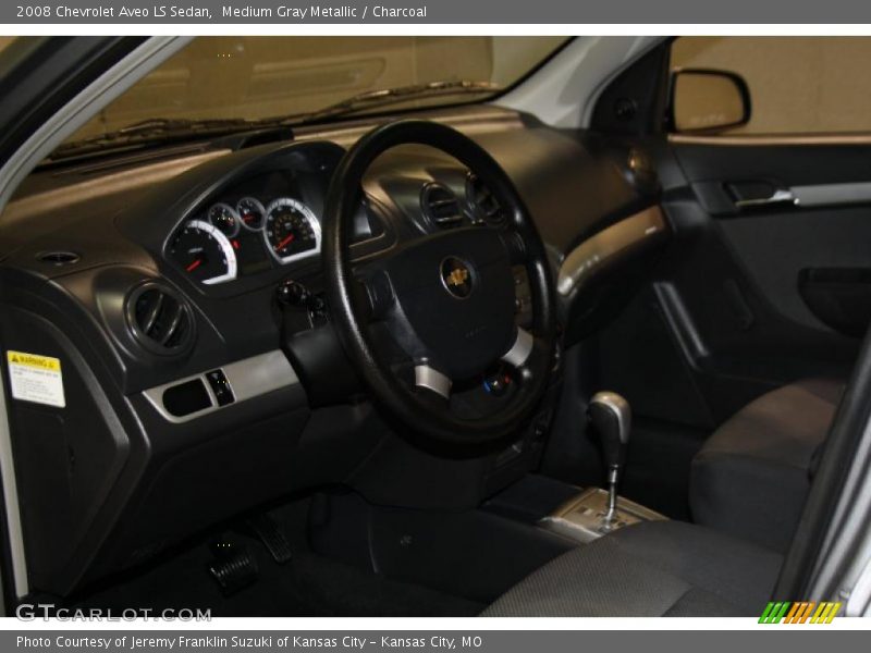 Medium Gray Metallic / Charcoal 2008 Chevrolet Aveo LS Sedan