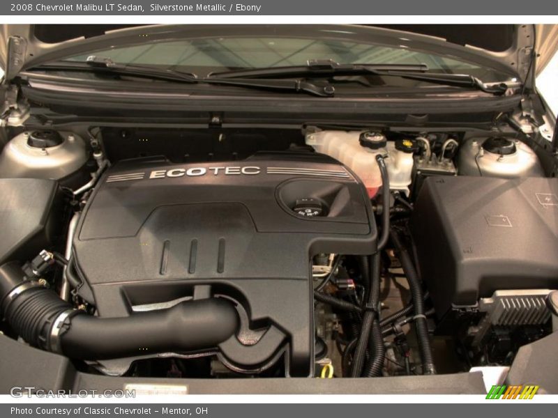 Silverstone Metallic / Ebony 2008 Chevrolet Malibu LT Sedan