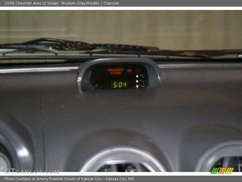 Medium Gray Metallic / Charcoal 2008 Chevrolet Aveo LS Sedan