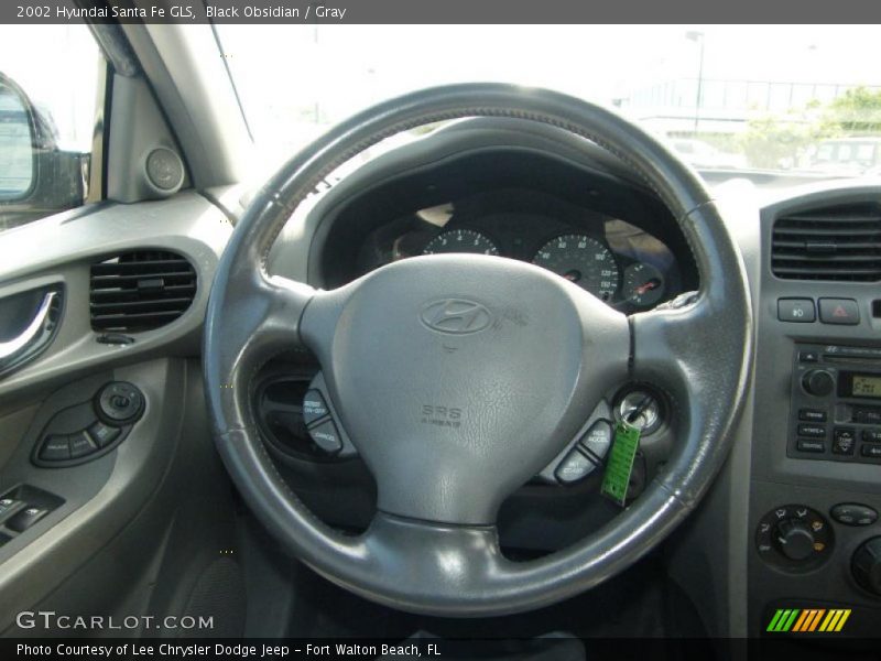 Black Obsidian / Gray 2002 Hyundai Santa Fe GLS
