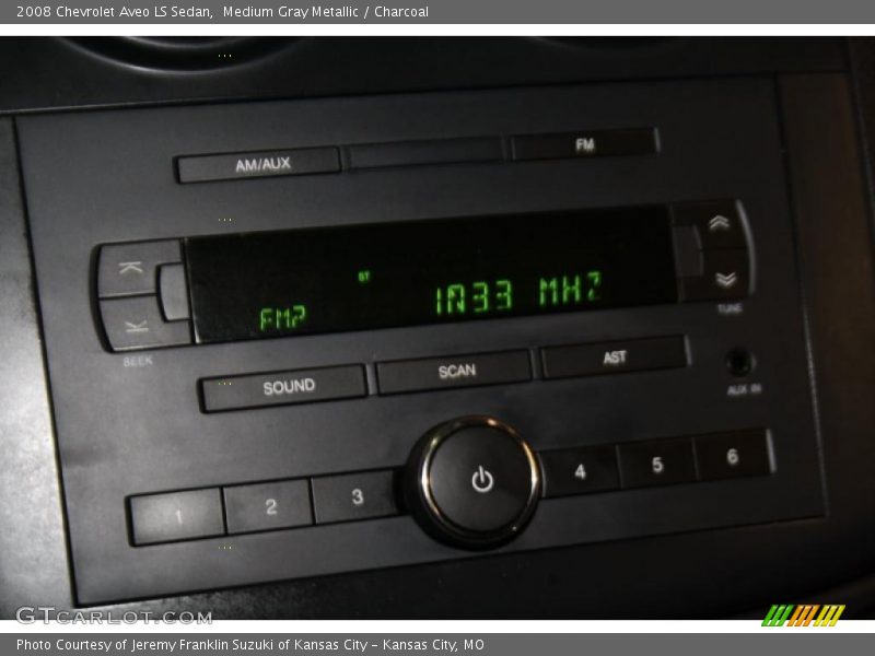 Medium Gray Metallic / Charcoal 2008 Chevrolet Aveo LS Sedan