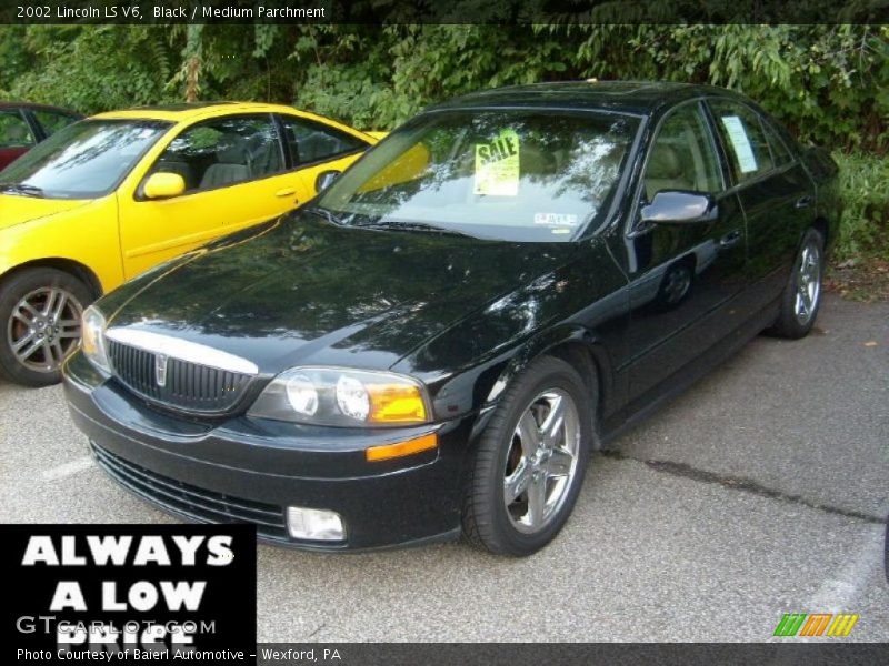 Black / Medium Parchment 2002 Lincoln LS V6