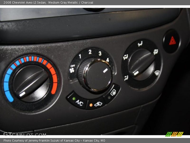 Medium Gray Metallic / Charcoal 2008 Chevrolet Aveo LS Sedan