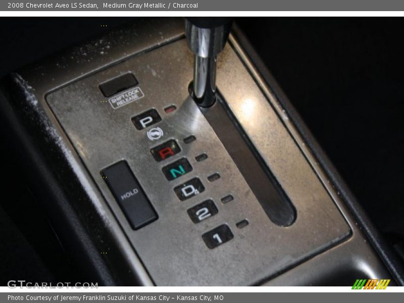 Medium Gray Metallic / Charcoal 2008 Chevrolet Aveo LS Sedan