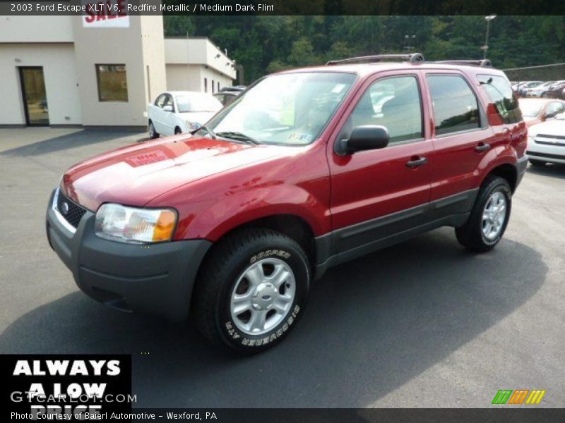 Redfire Metallic / Medium Dark Flint 2003 Ford Escape XLT V6