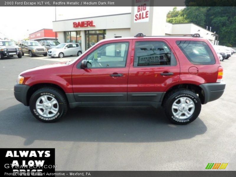 Redfire Metallic / Medium Dark Flint 2003 Ford Escape XLT V6