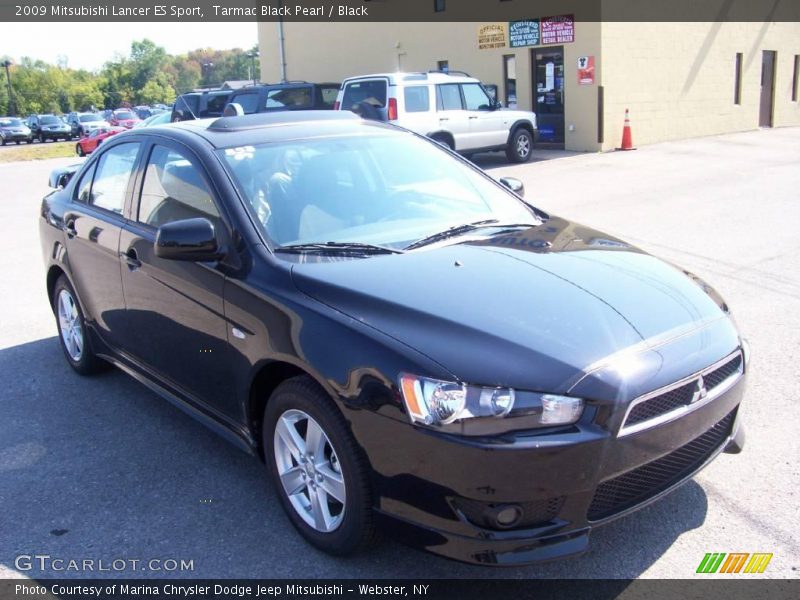 Front 3/4 View of 2009 Lancer ES Sport
