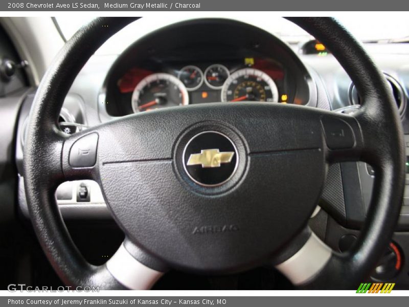 Medium Gray Metallic / Charcoal 2008 Chevrolet Aveo LS Sedan