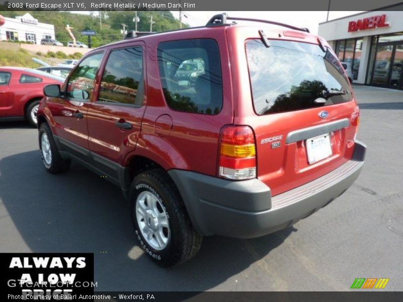 Redfire Metallic / Medium Dark Flint 2003 Ford Escape XLT V6