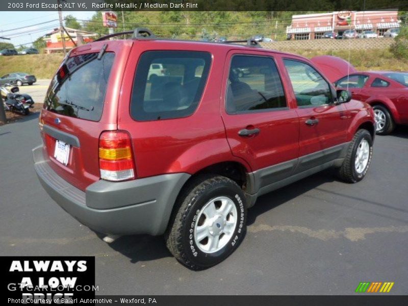 Redfire Metallic / Medium Dark Flint 2003 Ford Escape XLT V6