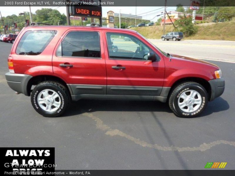 Redfire Metallic / Medium Dark Flint 2003 Ford Escape XLT V6