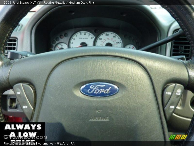 Redfire Metallic / Medium Dark Flint 2003 Ford Escape XLT V6