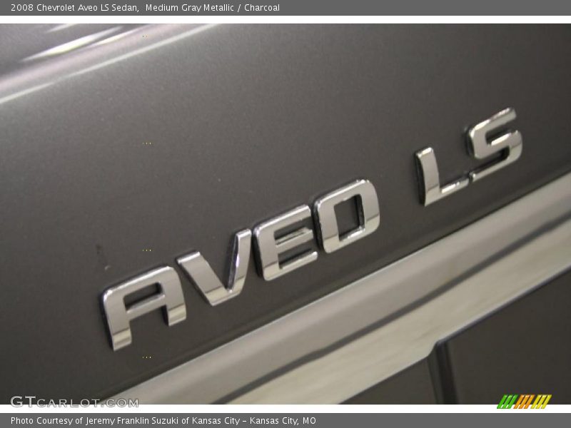 Medium Gray Metallic / Charcoal 2008 Chevrolet Aveo LS Sedan