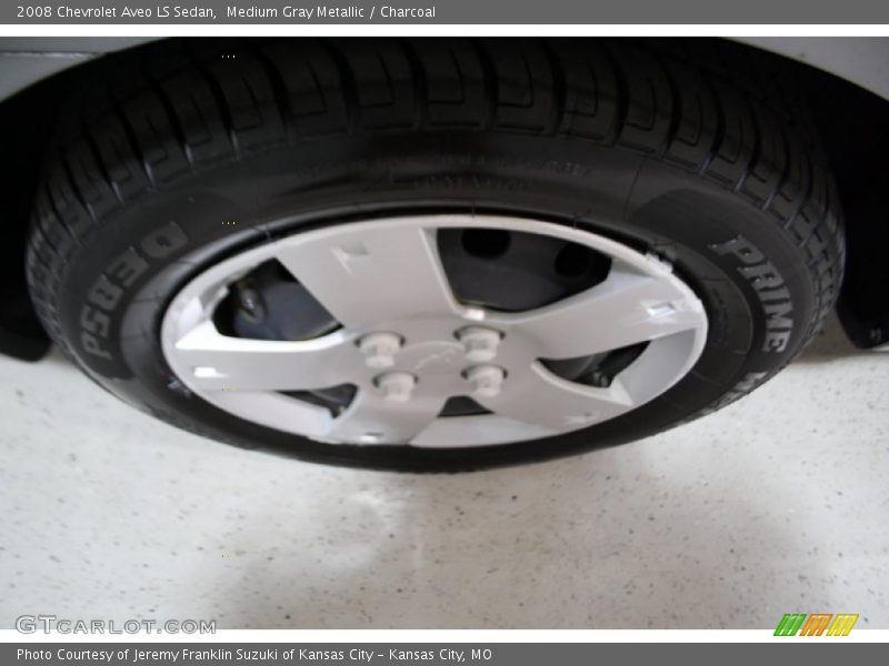 Medium Gray Metallic / Charcoal 2008 Chevrolet Aveo LS Sedan