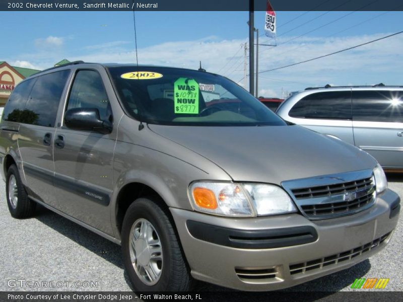 Sandrift Metallic / Neutral 2002 Chevrolet Venture