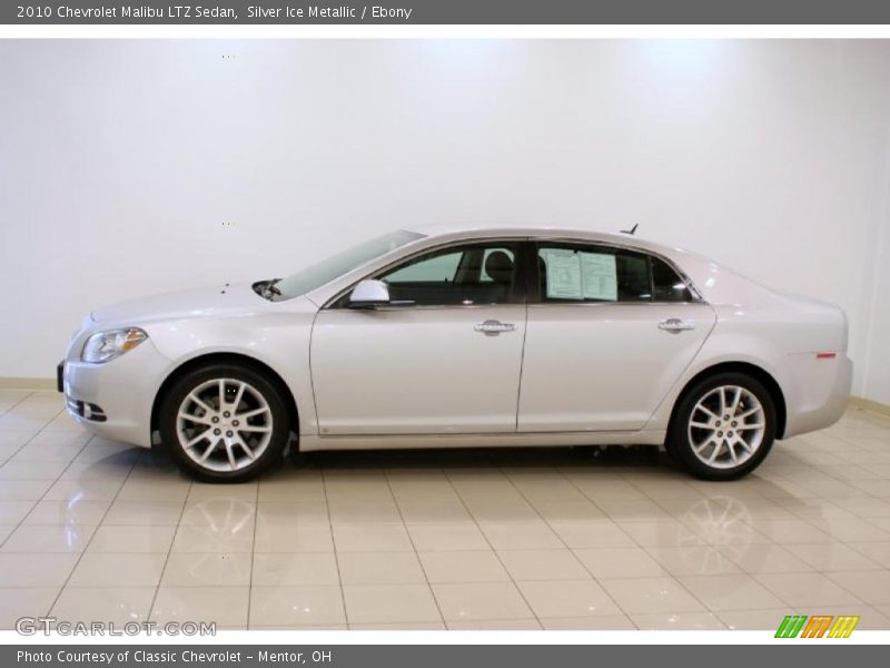 Silver Ice Metallic / Ebony 2010 Chevrolet Malibu LTZ Sedan